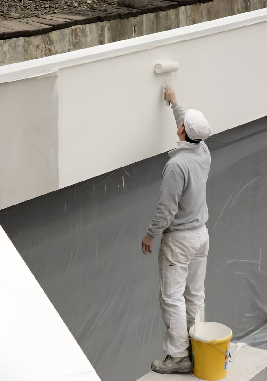 Exterior wall painting